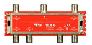 FTE rozbočovač TER 6, 5-1000 MHz