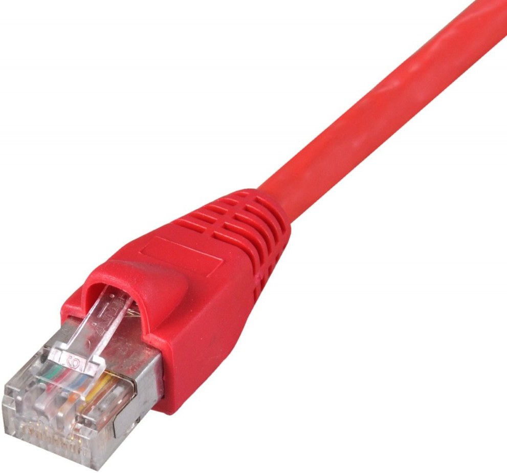 FTP patch kábel, Cat6, 3.0m, červený