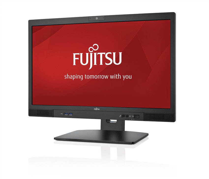 Fujitsu ESPRIMO K557/24 /Core i3-7100T/4 GB DDR4 2400/HDD SATA III 1000GB/DVD SuperMulti SATA/KB410 USB Black/Win 10 Pr