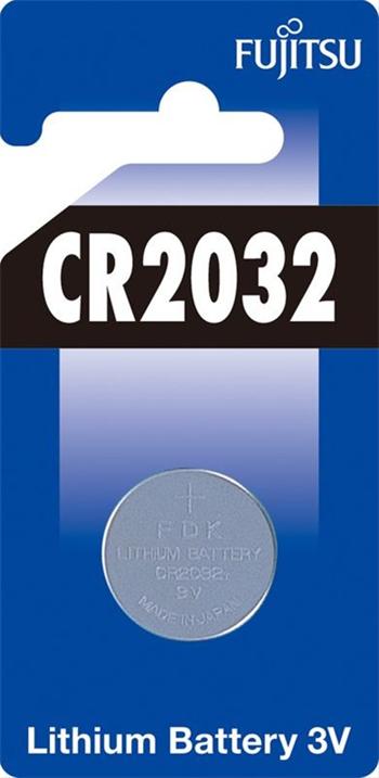 Fujitsu gombíková lítiová batéria CR2032, blister 1ks