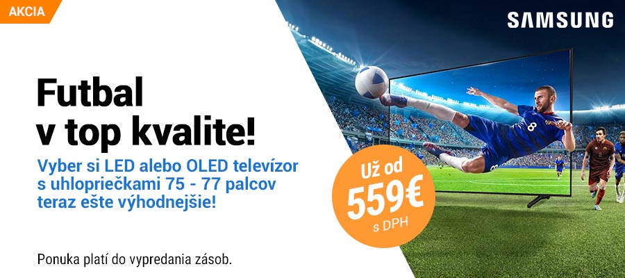 Futbal v krištáľovej kvalite teraz ešte výhodnejšie