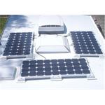 FVE ABS7WH držiak pre fotovoltaický panel s prechodkou, 7ks, karavan