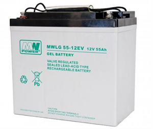 FVE baterie pro soláry MWLG 55-12EV GEL-PVC 12V / 55Ah