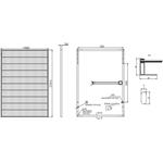 FVE Fotovoltaický solární panel Kensol KS405MB5–SBS, 405W, černý rám