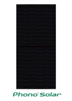 FVE Fotovoltaický solární panel PhonoSolar PS405M4-22/WH(30mm)BB 1000V, 405W, Mono, full black
