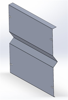 FVE závětrávací plech CORAB L1950 (1950x304x0,5)