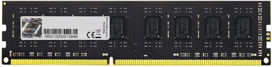 G.Skill DDR3, 1600 MHz, 8 GB, CL11, 1.5 V
