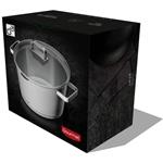 G21 Gourmet Magic, hrniec s cedidlom a pokrievkou, 28 cm, nerez