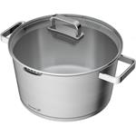 G21 Gourmet Magic, hrniec s cedidlom a pokrievkou, 28 cm, nerez