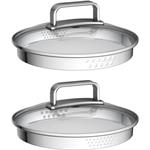 G21 Gourmet Magic, hrniec s cedidlom a pokrievkou, 28 cm, nerez