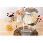 G21 Gourmet Magic, hrniec s cedidlom a pokrievkou, 28 cm, nerez