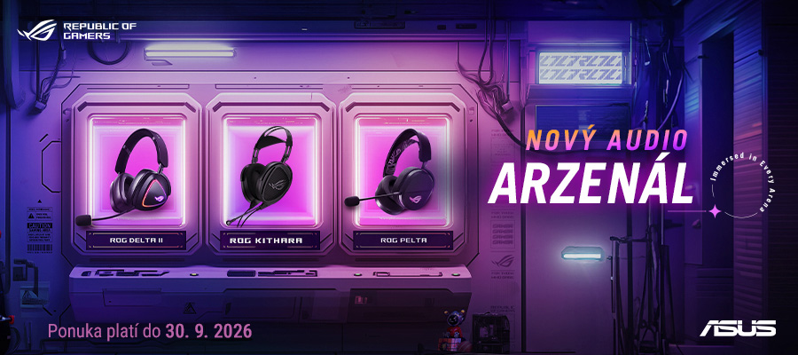 Gamingové slúchadlá ASUS ROG teraz v zľave!