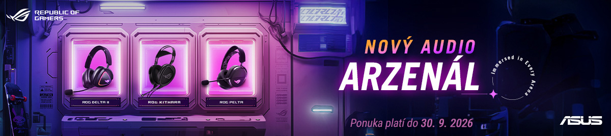 Gamingové slúchadlá ASUS ROG teraz v zľave!