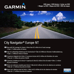 GARMIN City Navigator Europe 2008 NT SD