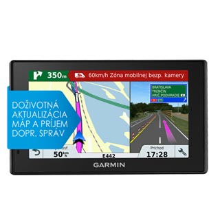 GARMIN DriveSmart 51 LMT-D Lifetime EU (45 krajín)