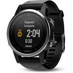 GARMIN Fénix 5S smartwatch, sivé / čierne, 42 mm