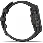 Garmin fenix 7 Sapphire Solar, Carbon Gray DLC Titanium, Black Band