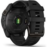 Garmin fenix 7X Sapphire Solar, Carbon Gray DLC Titanium, Black Band