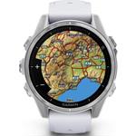 GARMIN fenix 8 - 43mm, AMOLED, Silver, Whitestone, sivé