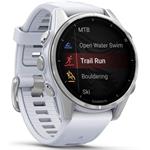 GARMIN fenix 8 - 43mm, AMOLED, Silver, Whitestone, sivé