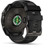 Garmin fenix 8 - 51mm, Sapphire Solar, Carbon Gray DLC Titanium, Black/Pebble Gray