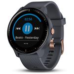 GARMIN GPS multisportovní hodinky vívoActive3 Music Optic, Granite Blue band