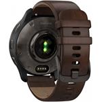 Garmin VENU 2 Plus, inteligentné hodinky, Black/Slate Leather