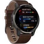 Garmin VENU 2 Plus, inteligentné hodinky, Black/Slate Leather