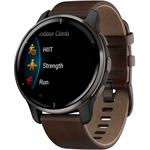 Garmin VENU 2 Plus, inteligentné hodinky, Black/Slate Leather