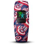 Garmin Vivofit jr. 2 Marvel, Captain America, modré