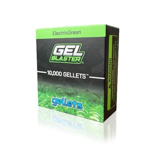 Gel Blaster Gellets - Electric Green 10k, gelové náboje pre detské zbrane Gel Blaster