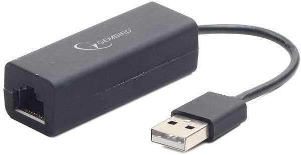 Gembird adaptér/sieťová karta USB 2.0 -> RJ-45 100MB, biela farba