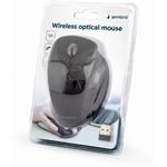 Gembird bezdrôtová ergonomická myš, čierna