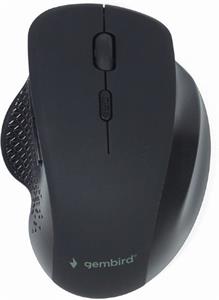 Gembird bezdrôtová ergonomická myš, čierna
