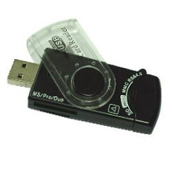 Gembird čítačka pamäťových kariet flash a SIM kariet, USB 2.0