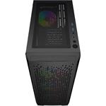 GEMBIRD Gaming ARGB PC skrinka Fornax 400X, čierna