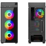 Gembird Gaming PC skrinka Fornax K700, čierna