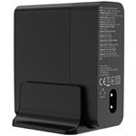 Gembird GaN nabíjačka, 3xUSB- C/2xUSB, 140W