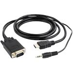 Gembird kábel HDMI na VGA + audio M/M, prepojovací, 1,8 m