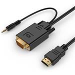 Gembird kábel HDMI na VGA + audio M/M, prepojovací, 1,8 m
