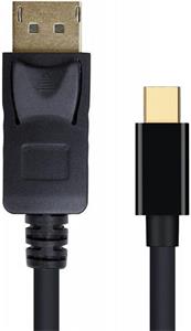 Gembird kábel miniDisplayPort na DisplayPort v 1.2 M/M, prepojovací, 1,8m