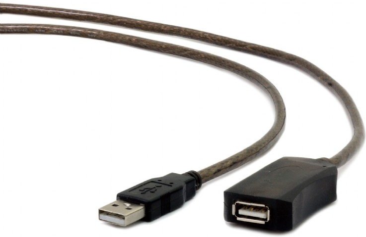 Gembird kábel USB 2.0 A-A M/F, predlžovací, 10,0m repeater (aktívny)