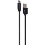Gembird kábel USB 2.0 na micro USB M/M, prepojovací, 1,8m, opletený čierny