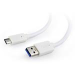 Gembird kábel USB 3.0 na USB-C M/M, prepojovací, 3,0m, biely