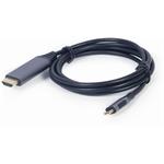 Gembird kábel USB-C na HDMI, M/M, prepojovací, 1,8m