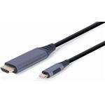 Gembird kábel USB-C na HDMI, M/M, prepojovací, 1,8m