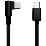 Gembird kábel USB-C, pravouhlý, 0,2m , čierny