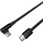 Gembird kábel USB-C, pravouhlý, 0,2m , čierny