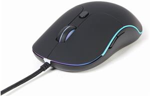 Gembird, káblová myš, 2400DPI, čierna