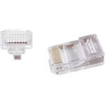 Gembird konektor RJ45 cat. 5e UTP pre drôt a lanko, pass-through, 50ks